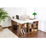 radni sto vesper venezia walnut white