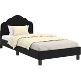  za djecu s uzglavljem Crna 80 x 200 cm Baršun | shoptok.hr
