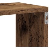 vidaXL Zidna polica staro drvo 104x20x58,5 cm konstruirano drvo | shoptok.hr
