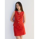 Reserved LADIES` VEST - boja mandarine | shoptok.hr