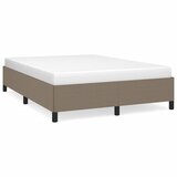 The Living Store Posteljni okvir brez vzmetnice taupe 140x200 cm blago - Posteljni Okvir, (21529076) | Shoptok.si