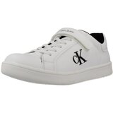 Calvin Klein Jeans Modne superge SNEAKER BASSA LACCI VELCR Bela | Shoptok.si