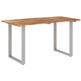  Blagovaonski stol od masivnog bagremovog drva 140 x 70 x 76 cm | shoptok.hr