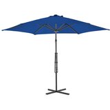  Vrtni suncobran s čeličnim stupom 300 x 230 cm plavi | Eponuda.com