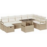 Sjedeća garnitura za vrt 9 kom. poliratan Svjetlosiva 55 x 55 x 37 cm | shoptok.hr