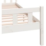  Okvir za krevet od masivne borovine bijeli 150 x 200 cm king | Eponuda.com