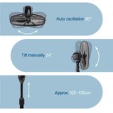  ZEVENTI - Stajaći ventilator 40W/230V crni | Eponuda.com