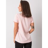 BASIC Feel Good T-shirt-RV-TS-4838.72P-light pink | Shoptok.si