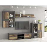 Mömax Dnevni Regal Grigor, Rjava, Temno Siva | Shoptok.si