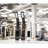  Immax 08947L- LED prigušiva stona lampa sa displejem LEATHER LED/7W/230V crna | Eponuda.com