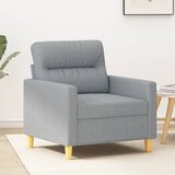 vidaXL Fotelj svetlo siv 60 cm blago Cene