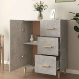  Komoda siva boja betona 69 5x34x90 cm od konstruiranog drva | shoptok.hr