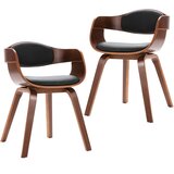 Furnova Jedilni stoli 2 kosa ukrivljen les in umetno usnje, (21929126) | Shoptok.si