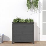 vidaXL Vrtna sadilica siva 82 5 x 40 x 78 cm od masivne borovine | shoptok.hr