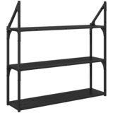  Polica na zidu Crni hrast 80 x 21 x 78,5 cm Konstruirano drvo | shoptok.hr