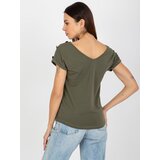 Och Bella Blouse-TW-BZ-BL-1006.56-dark khaki | Shoptok.si
