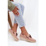 Boto Women's Loafers With Laces Light Pink Calivra Cene