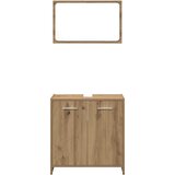  3-dijelni set kupaonskog namještaja käsityöläinen tammi Smeđa | Shoptok.si