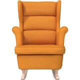  Stolica za ljuljanje 74x90x102 cm tamnožuta od tkanine | shoptok.hr