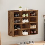 vidaXL Ormar za cipele Staro drvo 52.5 x 30 x 50 cm Konstruirano drvo | shoptok.hr