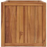 vidaXL povišena gredica 100 x 50 x 50 cm od masivne tikovine | shoptok.hr