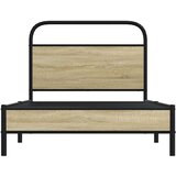 vidaXL Okvir kreveta bez madraca boja hrasta sonome 90 x 190 cm drveni | shoptok.hr