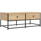  The Living Store Klubska mizica sonoma hrast 100x51x40 cm inženirski les - Klubska Mizica, (21450312) | Shoptok.si