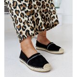 Gemre Black espadrilles with rhinestones Abia | shoptok.hr