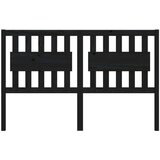 Posteljno vzglavje črno 155,5x4x100 cm trdna borovina, (20684910) | Shoptok.si
