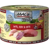 MAC´s Cat 6 x 200 g - Kitten (puran, govedina, raca)