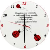  Zidni sat Poklon za tete/odgojiteljice u vrtiću! Š17129 | shoptok.hr