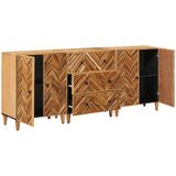  Ormari za skladištenje 3 pcs Smeđa 60 x 33,5 x 75 cm | shoptok.hr