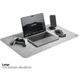 Podloga za miško Minimalistic Desk Mat-Svetlo siva (L), 80 × 45 cm