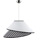  Duolla - Luster na sajli COCO 1xE27/40W/230V prečnik 50 cm bela/crna | Eponuda.com