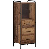  Set ormarića za kupaonicu 4 kom. Staro drvo 40 x 36 x 200 5 cm - Staro drvo Ormar ispod sudopera (1 vrata i 2 police) + viseći o | shoptok.hr