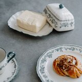 S|P Collection Zelen/slonokoščen desertni porcelanast krožnik ø 21,5 cm Cyril – | Shoptok.si