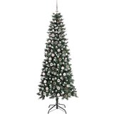 vidaXL Umjetno božićno drvce s stalakom Zelena 86 x 86 x 210 cm | shoptok.hr