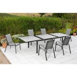 Gardenson Vrtni Set Amalfi, 7-Delni, Raztegljiva Miza | Shoptok.si
