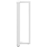  Noge za barski stol T-oblika 2 kom Bijele 50x35x(110-111) cm Čelik | shoptok.hr