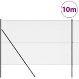  Temeljna zavarena žičana ograda 10 x 1,6 m Siva Mreža | Shoptok.si
