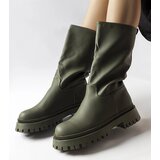 Gemre Green matte boots Hollie | Shoptok.si