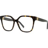 Givenchy 4G 4G Havana Square Eyeglasses ONE SIZE (55) Havana/Kristalna Cene