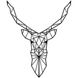 Pirudem Kovinska stenska dekoracija Deer, 60 x 50 cm Cene
