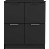  Komode 2 kom crne 60 x 30 x 70 cm od konstruiranog drva | shoptok.hr