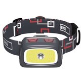 Naglavna LED svetilka COB+CREE 3×AAA, 330 lm, 65 m | Shoptok.si