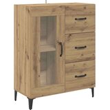  Visok predalnik Umetni hrast 69,5 x 34 x 180 cm Konstruiran les, (5000217466) | Shoptok.si