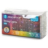 Aigostar LED spoljašnja božićna girlanda 100xLED/8 funkcija 3xAA 4x1m IP44 višebojna | Eponuda.com