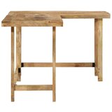 vidaXL Pisalna miza 165x110x75 cm trden mangov les | Shoptok.si