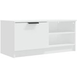 Maison Chic TV omarica - TV stojalo - Televizijska omarica bela 80x35x36,5 cm konstruiran les, (21700914) | Shoptok.si