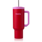 NOELLE Tumbler lonček iz nerjavečega jekla s slamico Red 1 kos Cene